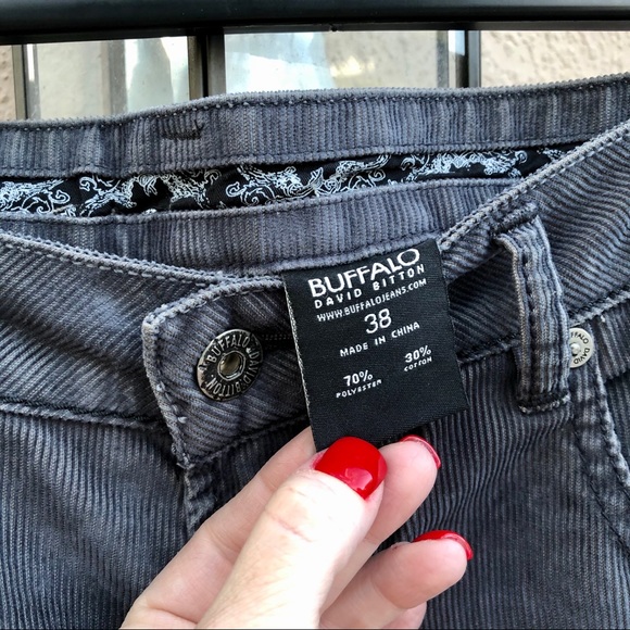 NEW! BUFFALO David Bitton Corduroy Pants 38 x 33 - Picture 5 of 7